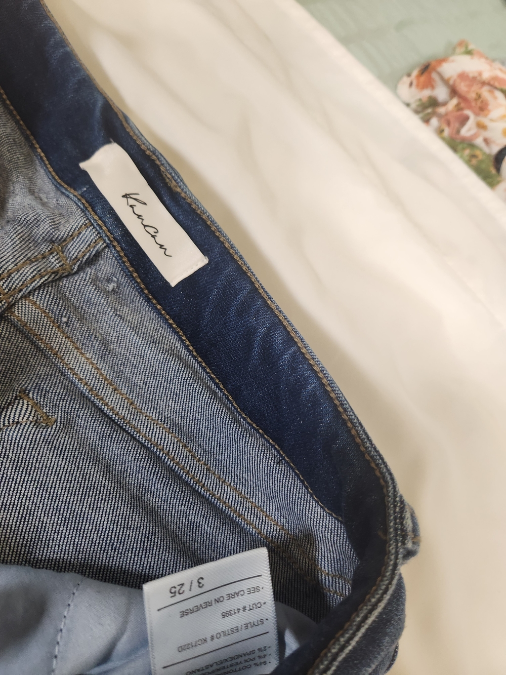 Kancan Womens Light Blue Denim Jeans